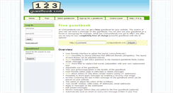 Desktop Screenshot of 123guestbook.com